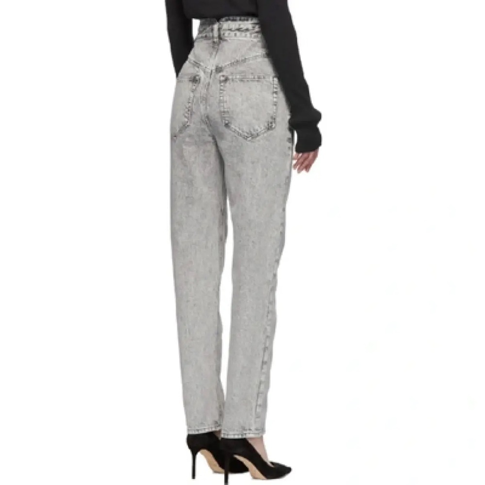 Isabel Marant REI Acid Wash High Waisted Jeans, size 36/4 - Picture 3 of 10